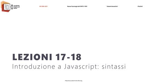 Lezione 17-18 (aa 2020-2021)