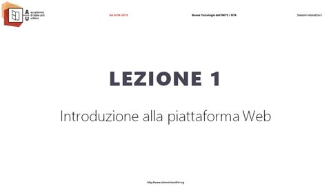 Lezione 1 (aa 2018-2019)