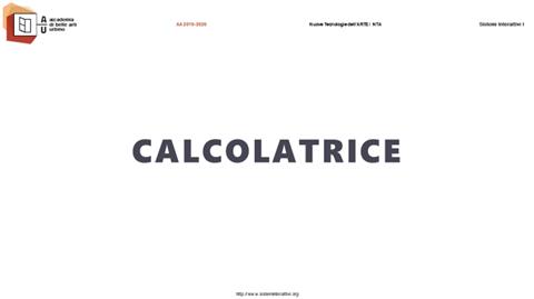 Lezione 12 (aa 2019-2020)