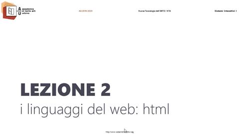 Lezione 2 (aa 2019-2020)
