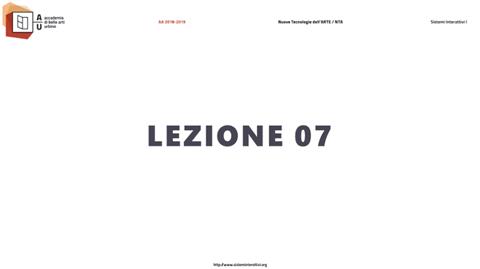 Lezione 7 (aa 2018-2019)