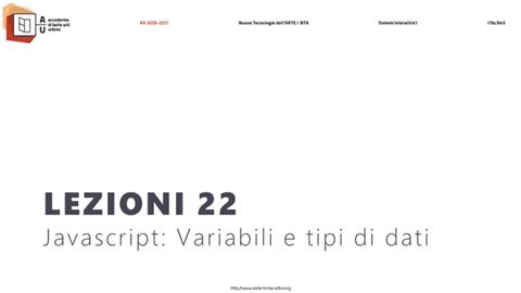 Lezione 22 (aa 2020-2021)