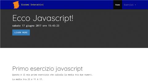 Esercizi javascript 2017