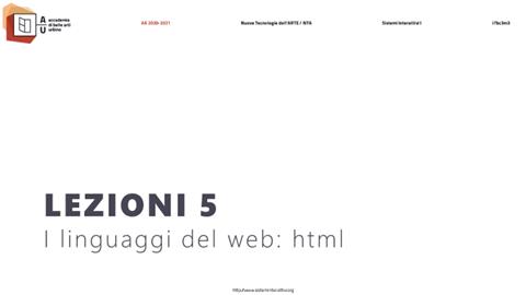 Lezione 5 (aa 2020-2021)