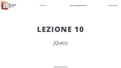 Lezione 10 (aa 2016-2017)