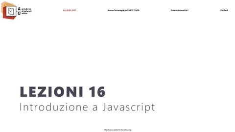 Lezione 16 (aa 2020-2021)