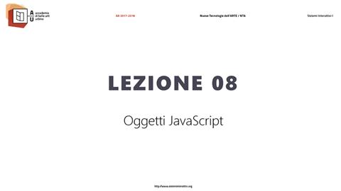 Lezione 8 (aa 2017-2018)