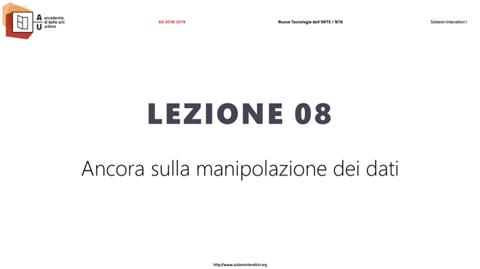 Lezione 8 (aa 2018-2019)