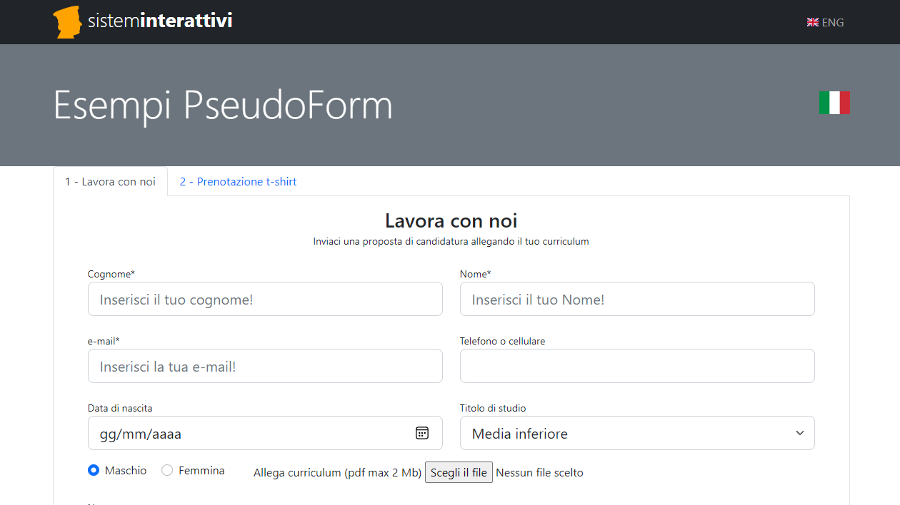 Pseudo Form